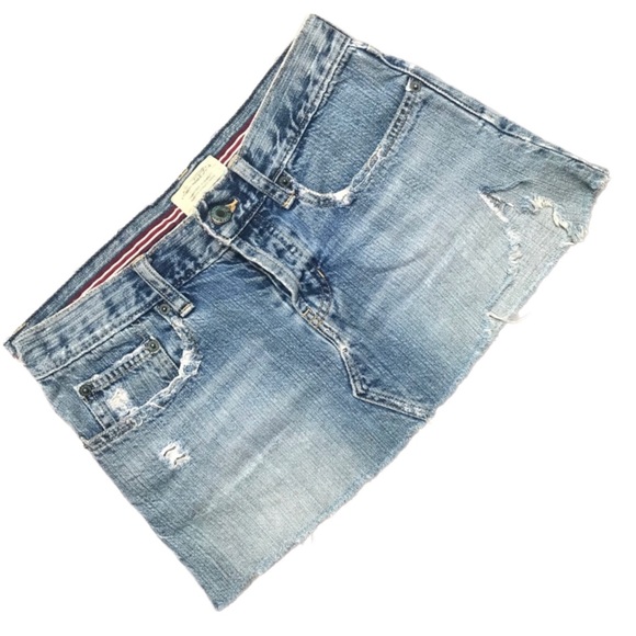 Abercrombie & Fitch | Blue Denim Mini Skirt - Picture 1 of 5